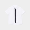 Chemise manches courtes blanc garçon