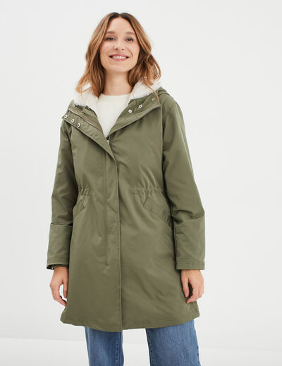 Parka Doublée WEST VALLEY – Blouson Chaud Avec Capuche – Taille 44-46 – Occasion