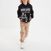 Sweat à capuche hoodie Demon Slayer noir garçon