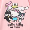 Sweat hoodie à capuche Hello Kitty rose fille
