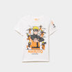 T-shirt manches courtes coton Naruto blanc garçon