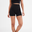 Short cycliste gainant sans couture noir femme