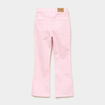 Pantalon bootcut twill 4 poches rose clair fille