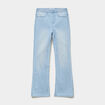 Jegging bootcut taille &eacute;lastiqu&eacute;e denim triple stone fille