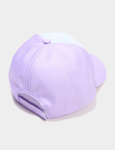 Casquette bomb&eacute;e Les Sisters parme fille