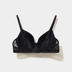 Lot 2 soutiens-gorge corbeille dentelle noir femme