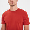 T-shirt en coton manches courtes rouge homme