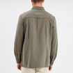 Chemise manches longues Trappeur gris homme