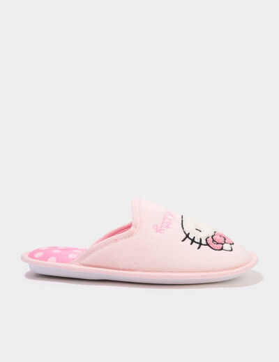 Chaussons mules Hello Kitty rose femme