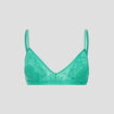 Soutien-gorge triangle padded amovibles vert menthe femme
