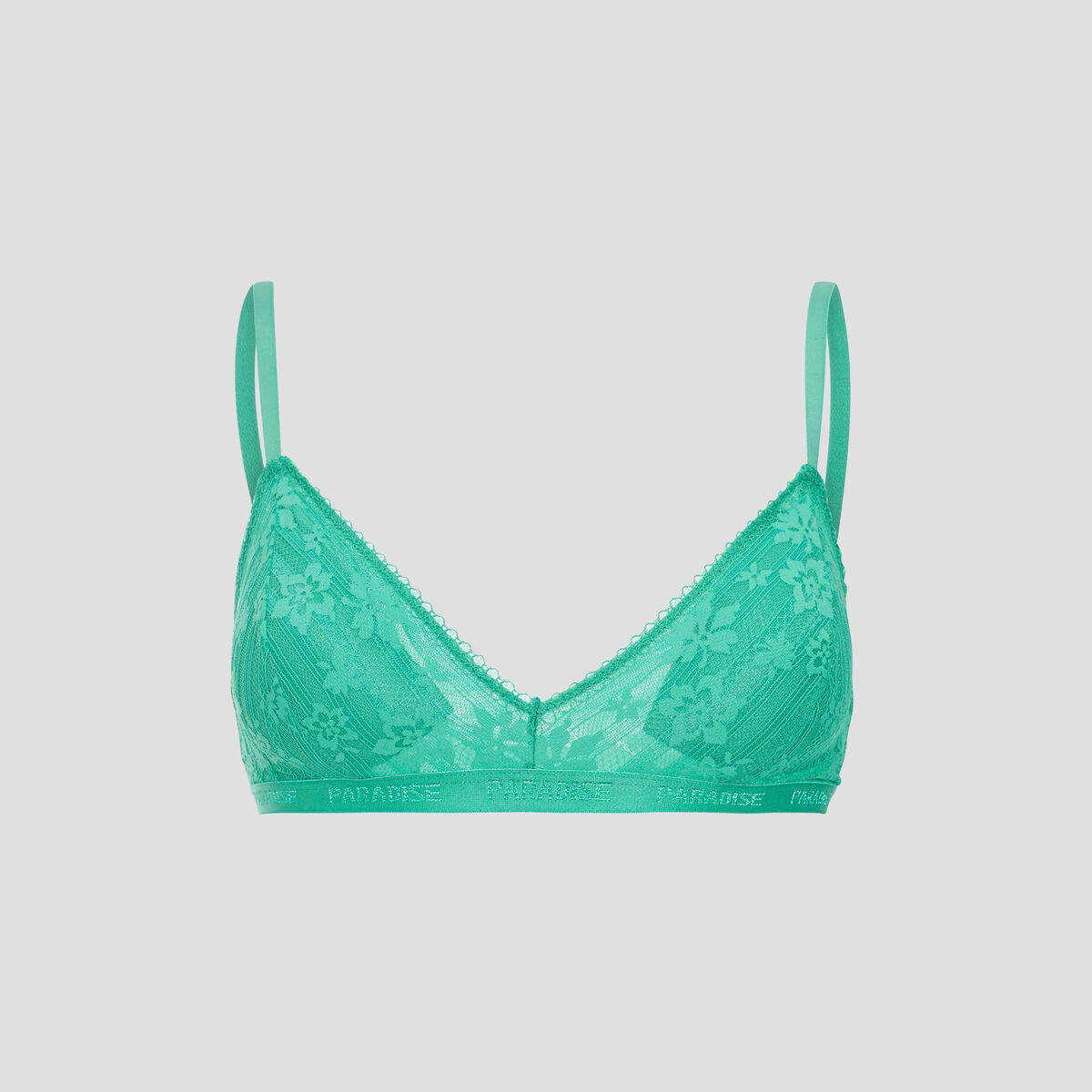 Soutien-gorge triangle padded amovibles vert menthe femme