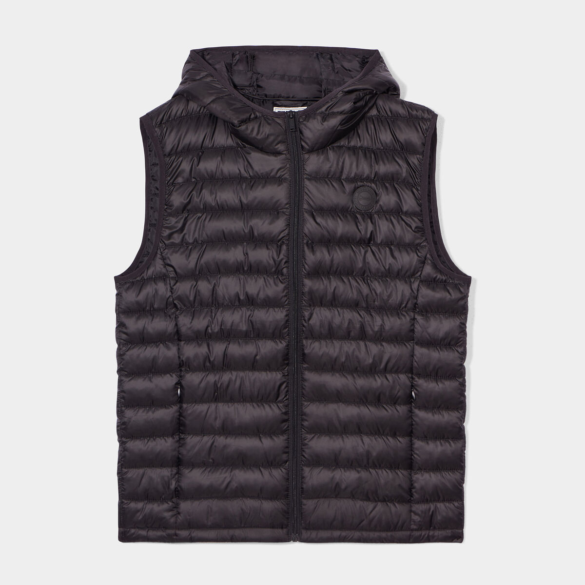 Doudoune sans manches à capuche Creeks noir homme