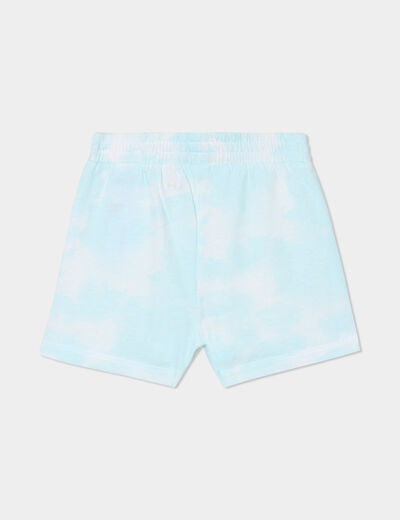 Lot 2 shorts taille élastiquée rose fluo bébé fille