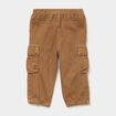 Pantalon cargo coton marron fonc&eacute; b&eacute;b&eacute; gar&ccedil;on