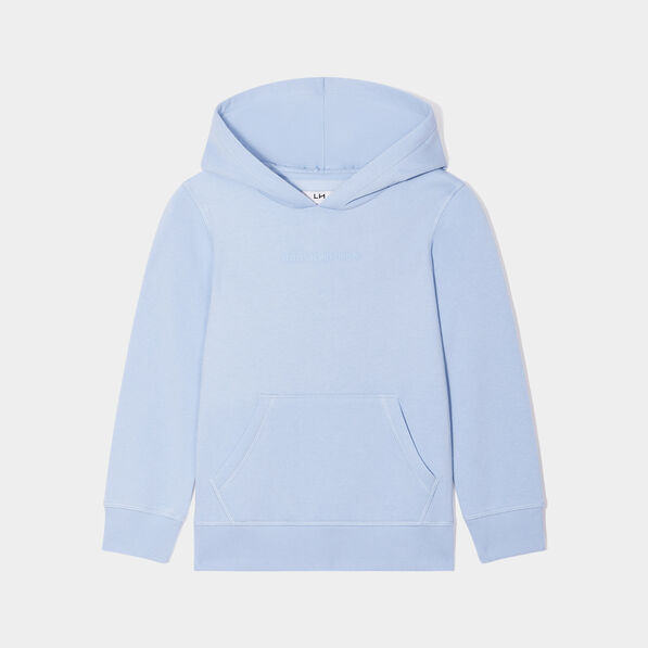 sweat a capuche hoodie poche kangourou bleu pastel garcon Sweat à capuche hoodie poche kangourou bleu pastel garçon