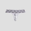 Lot 3 strings avec dentelle noir femme
