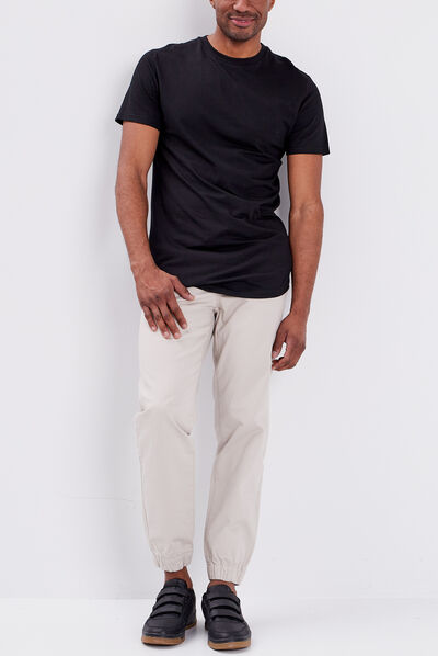 T-shirt manches courtes noir homme