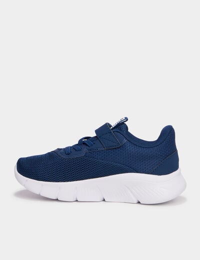 Baskets running scratchs Puma FlexFocus jaune citron gar&ccedil;on