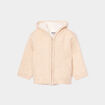 Gilet doublé à capuche Creeks marron cognac bébé garçon