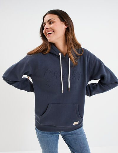 Sweat à capuche hoodie Creeks Original bleu foncé femme