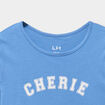 Ensemble pyjama pantalon et t-shirt bleu gris fille