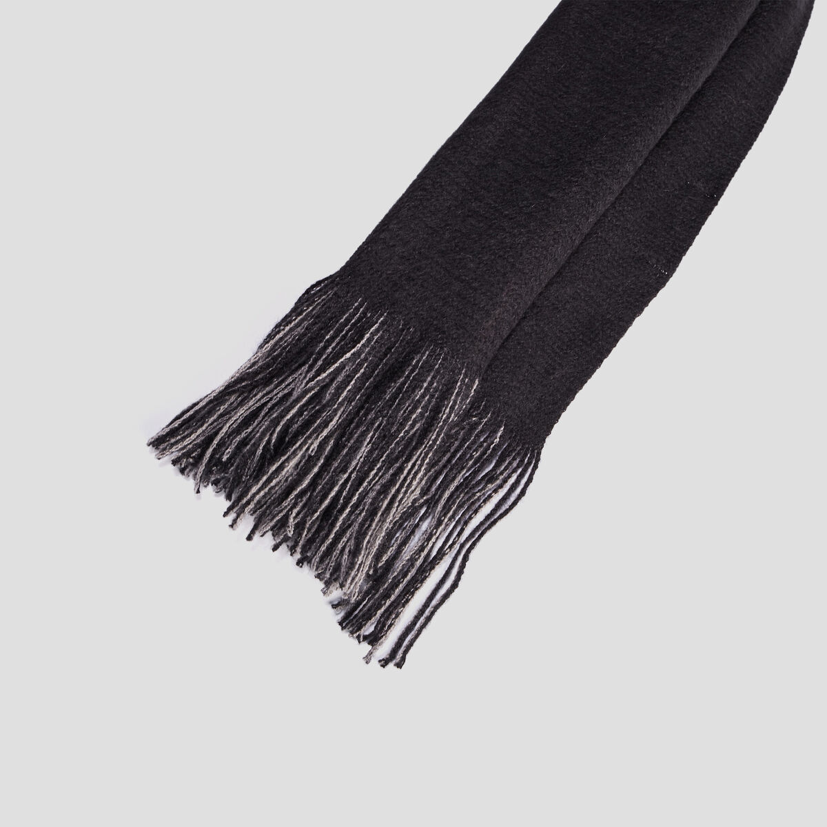 Écharpe à franges noir homme