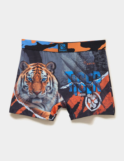 Boxer Freegun orange clair homme