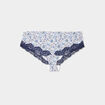 Shorty microfibre blanc femme grande taille