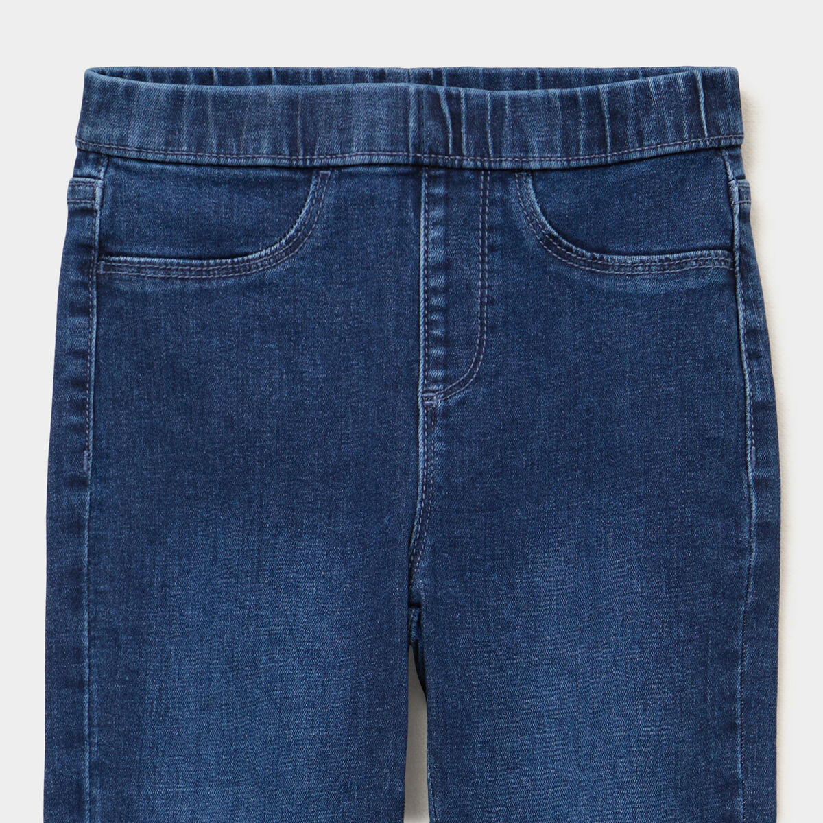 Jegging bootcut taille &eacute;lastiqu&eacute;e denim stone fille