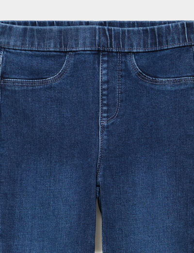 Jegging bootcut taille &eacute;lastiqu&eacute;e denim stone fille