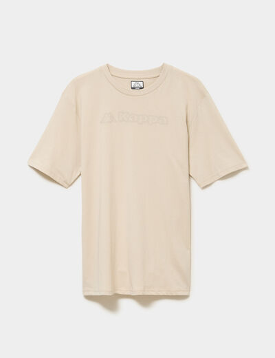 T-shirt manches courtes coton Kappa gris clair homme