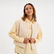 Veste sans manches sable femme