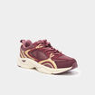 Baskets running &agrave; lacets bordeaux femme