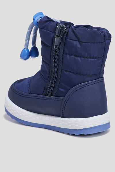 Bottes de neige bleu marine bébé garçon