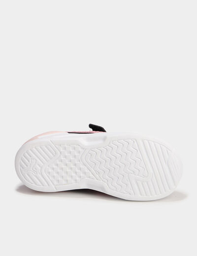 Baskets running à scratchs Puma noir fille