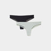 Lot 2 tangas vert clair femme