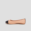 Ballerines matelassées sable femme