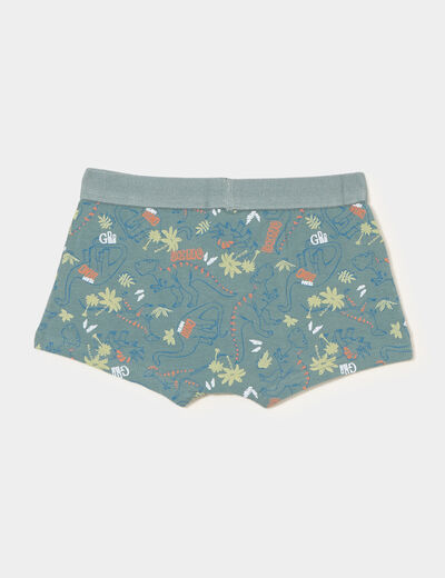 Lot 3 boxers coton orange foncé garçon