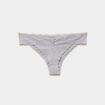 Lot 3 tangas coton majoritaire gris femme