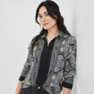 Chemise manches longues noir femme