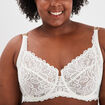 Soutien-gorge emboîtant dentelle blanc femme grande taille