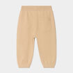 Pantalon jogging taille &eacute;lastiqu&eacute;e coton marron clair b&eacute;b&eacute; gar&ccedil;on