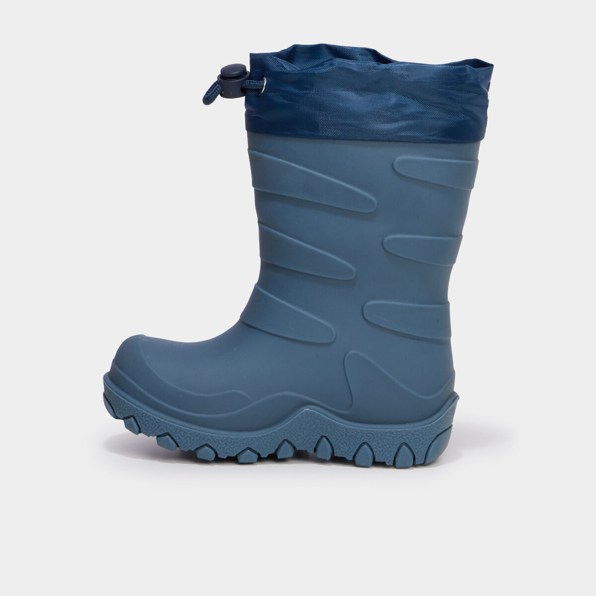 Bottes de pluie doubl&eacute;es bleu gar&ccedil;on