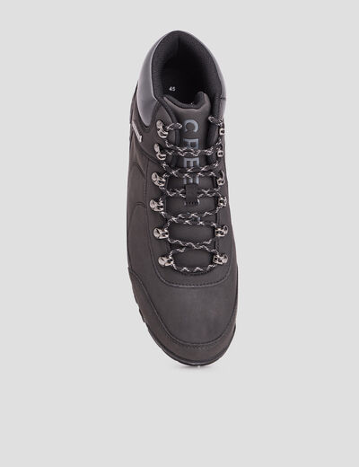 Boots lacées noir homme