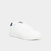Baskets &agrave; lacets bout rond bleu marine femme