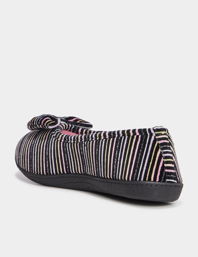 Chaussons ballerines Isotoner multicolore femme