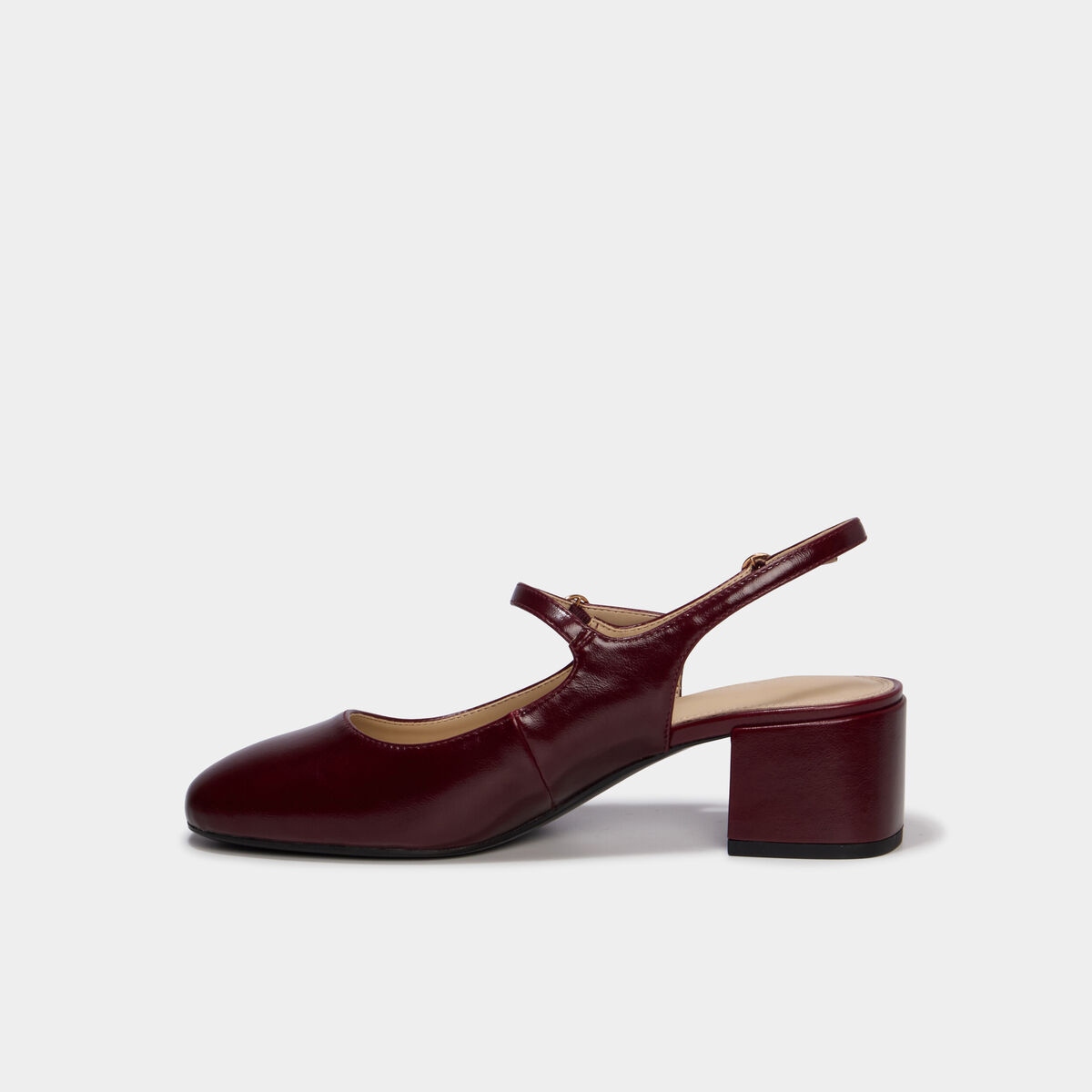 Escarpins vernis &agrave; talons rouge femme