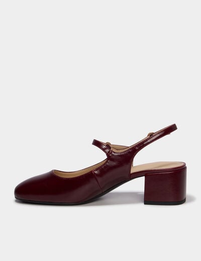 Escarpins vernis &agrave; talons rouge femme