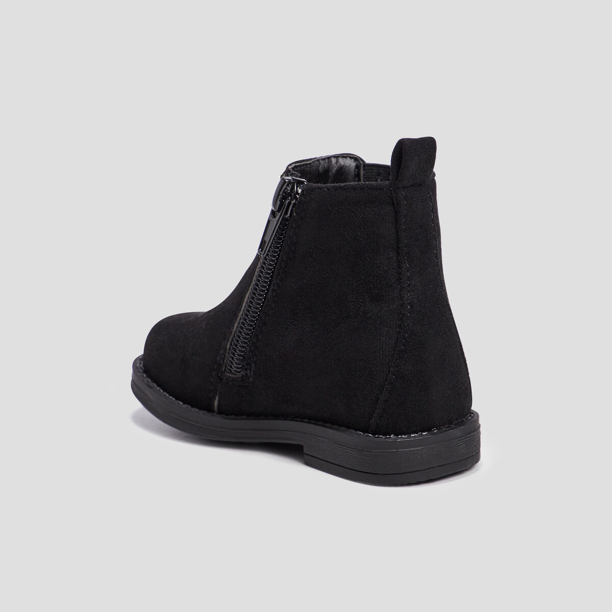 Bottines pailleté chelsea zippées noir bébé fille
