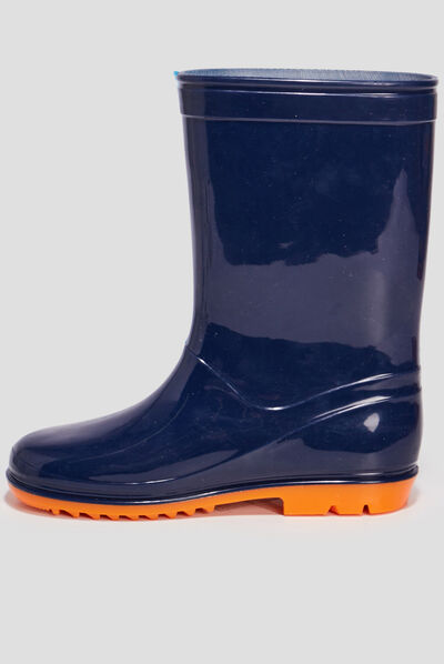 Bottes de pluie Naruto bleu marine garçon